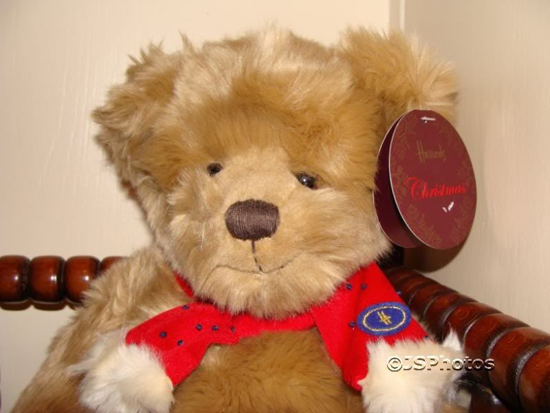 Harrods Christmas Bear Backpack 2007 Gift Box Rare Jadees Antique Bear Shoppe